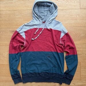 BILLABONG Colorblock LONG SLEEVE HOODED T-SHIRT - S